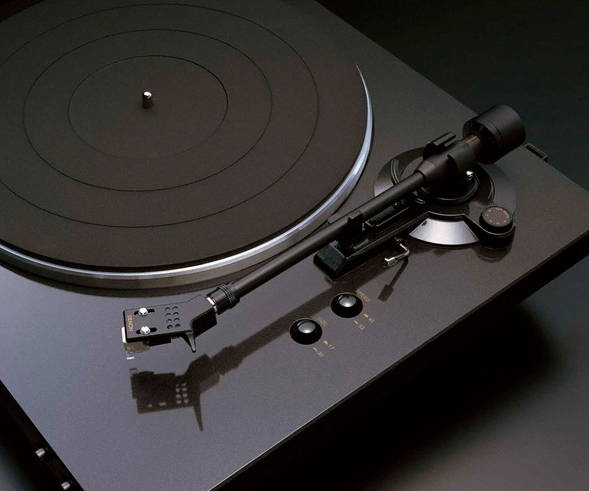 DENON DP-300F BLACK / TOCADISCOS HIFI - detalle