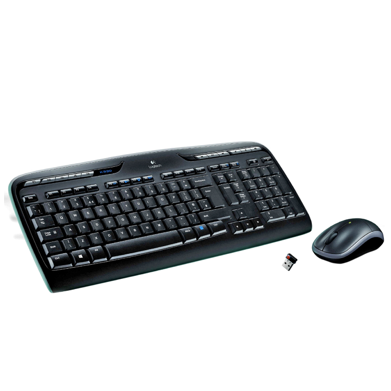 Logitech Wireless Combo MK330 teclado Ratón incluido USB QWERTY Español Negro. Gris - detalle