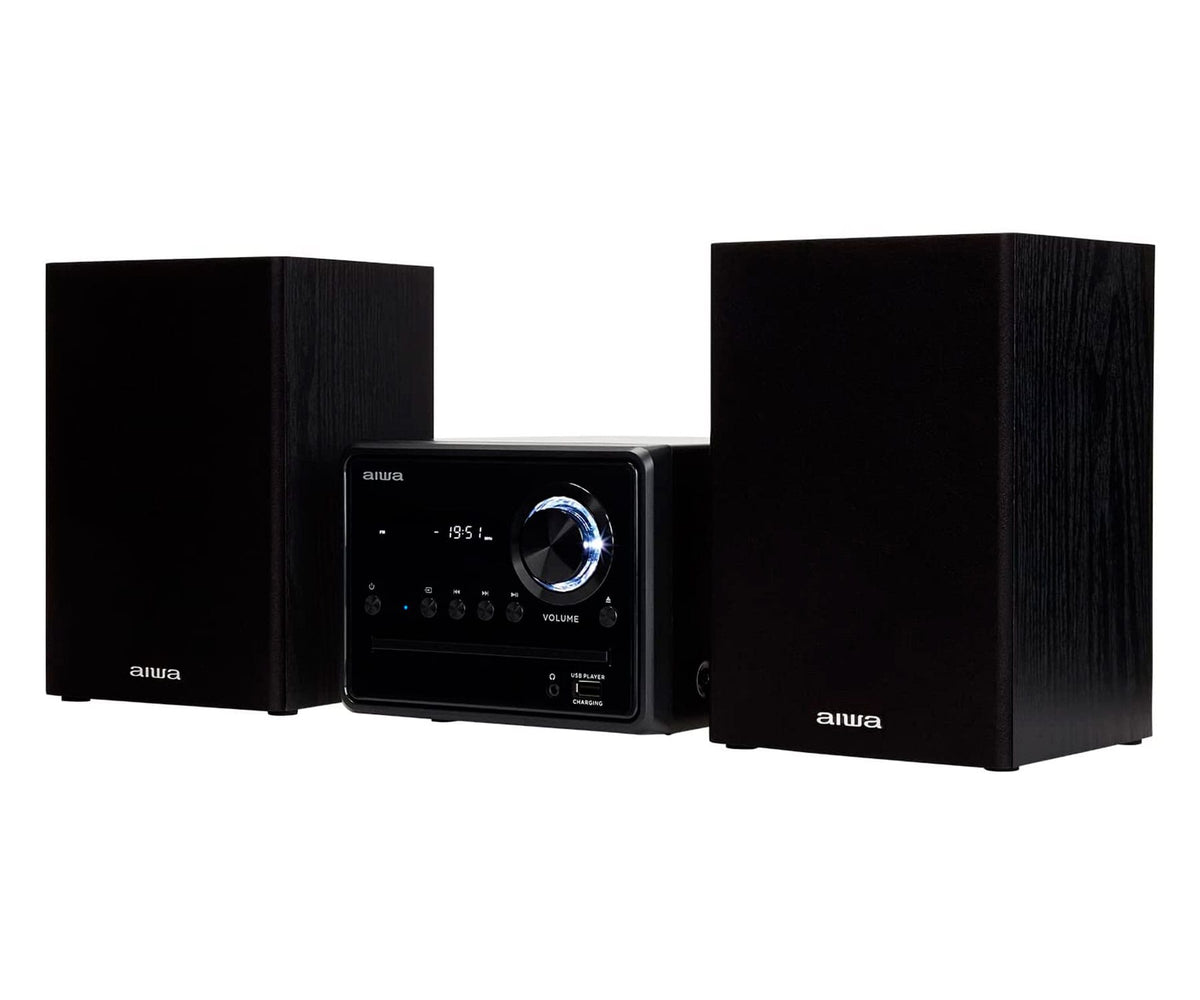 AIWA MSBTU-300 BLACK / MICROCADENA 20W CON ALTAVOCES - detalle