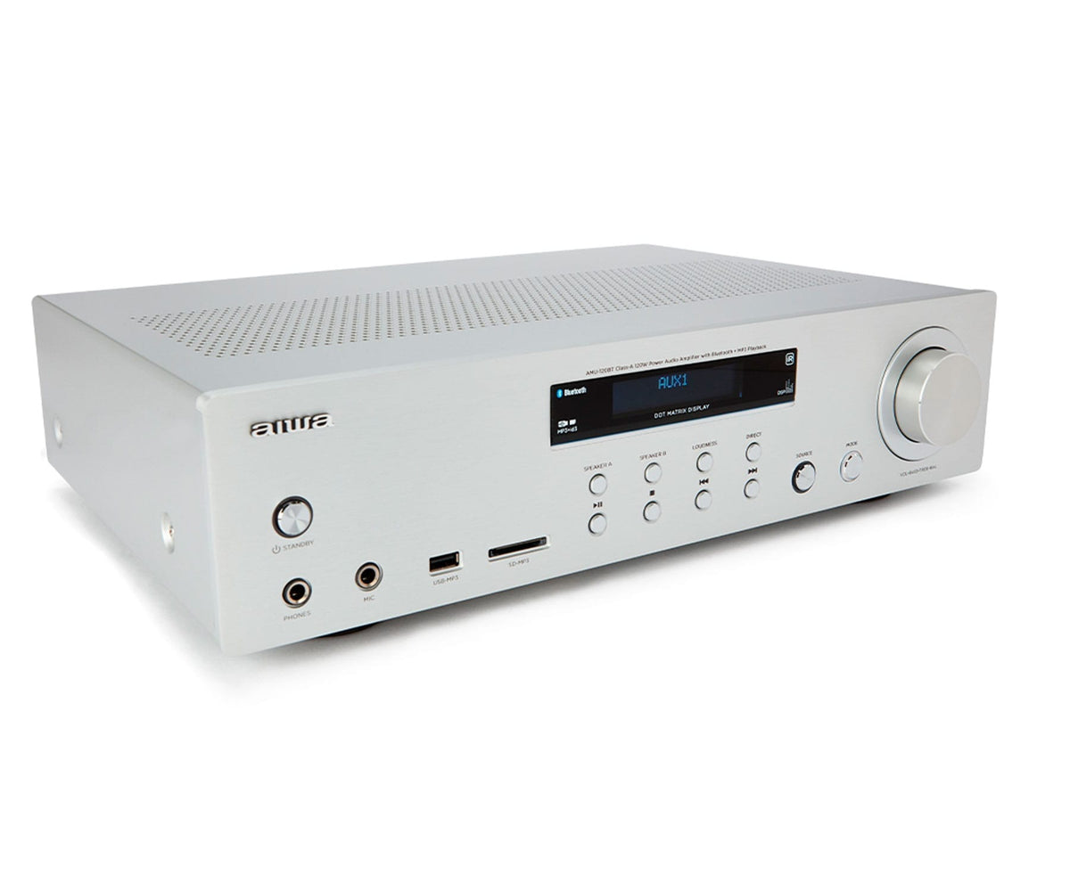 AIWA AMU-120BT SILVER / AMPLIFICADOR DE AUDIO 2.0CH 120W - detalle