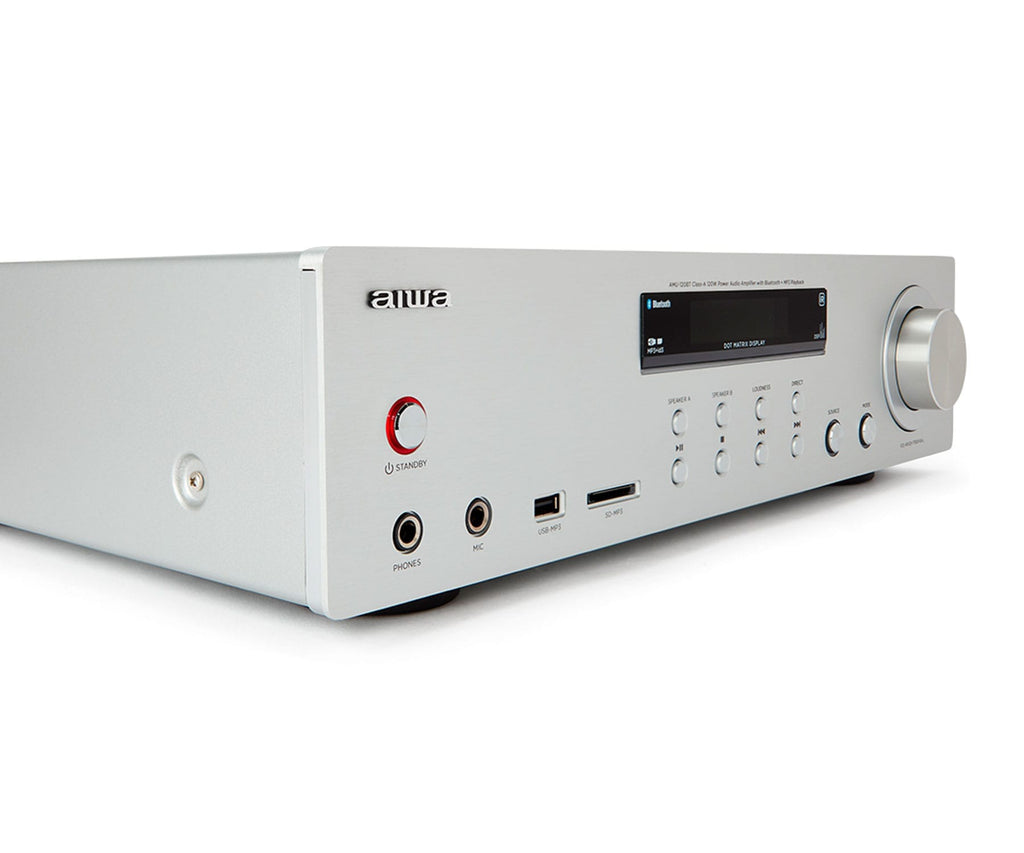 AIWA AMU-120BT SILVER / AMPLIFICADOR DE AUDIO 2.0CH 120W - detalle