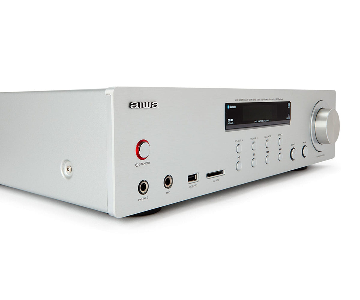 AIWA AMU-120BT SILVER / AMPLIFICADOR DE AUDIO 2.0CH 120W - detalle