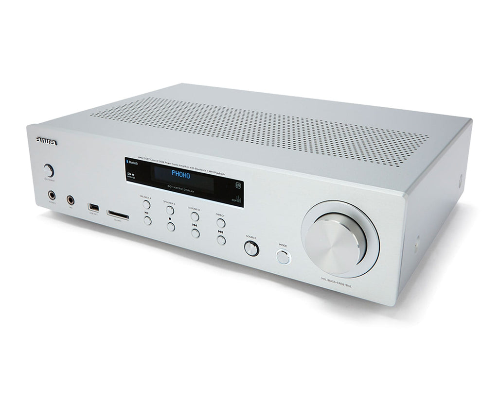 AIWA AMU-120BT SILVER / AMPLIFICADOR DE AUDIO 2.0CH 120W - detalle