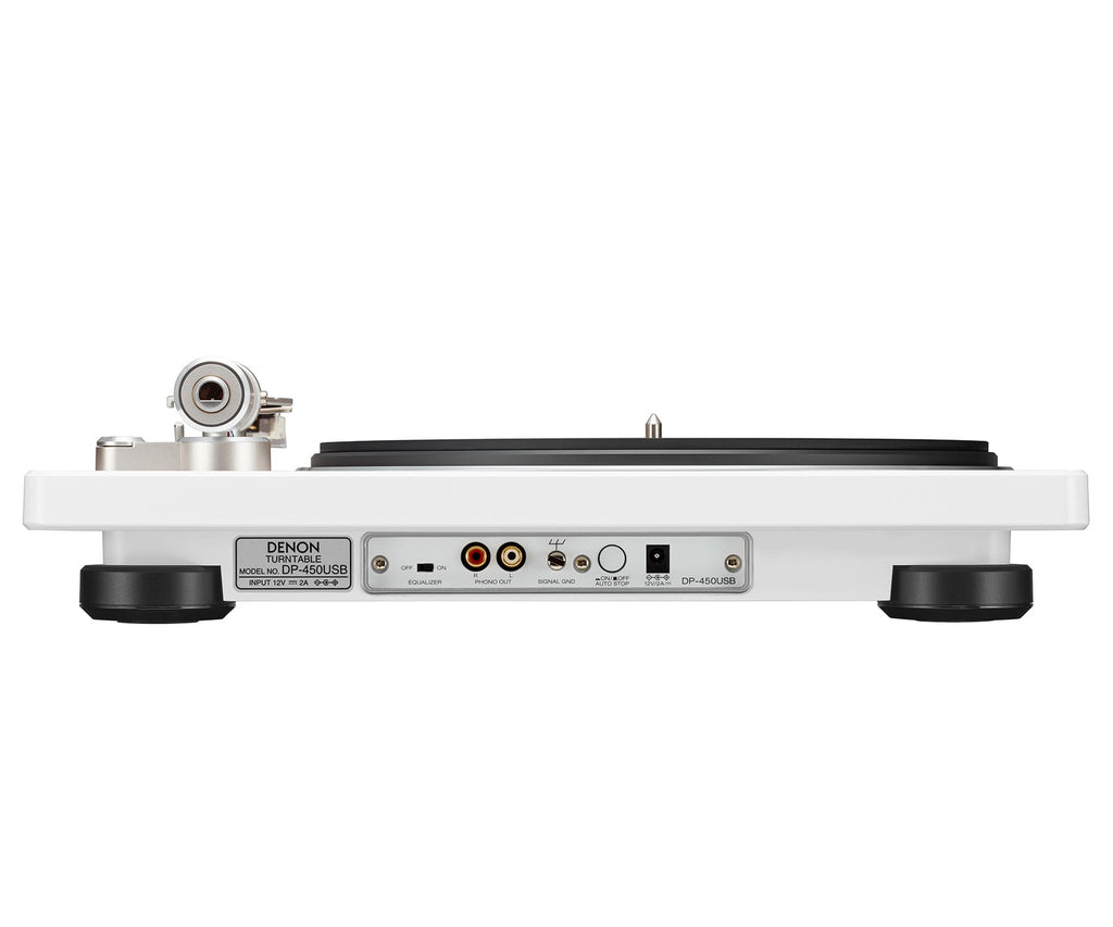 DENON DP-450 USB WHITE / TOCADISCOS HIFI - detalle