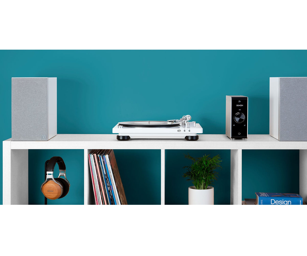 DENON DP-450 USB WHITE / TOCADISCOS HIFI - detalle