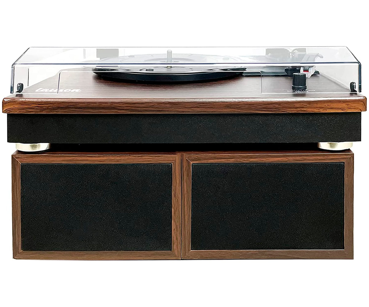 LAUSON CL617 NOGAL TOCADISCOS CON ALTAVOCES EXTERNOS - detalle