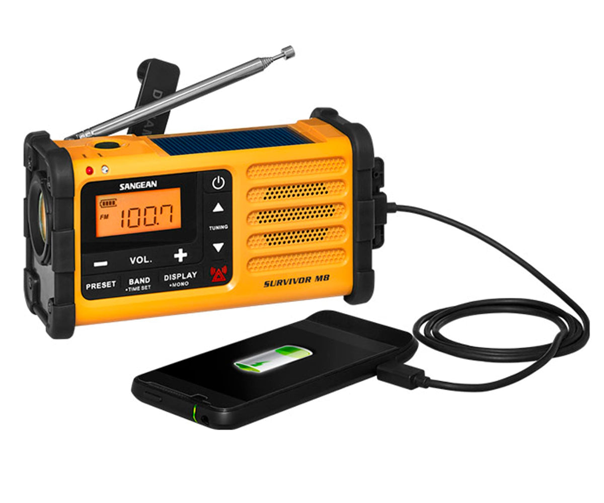 SANGEAN SURVIVOR M8 / RADIO PORTÁTIL - detalle