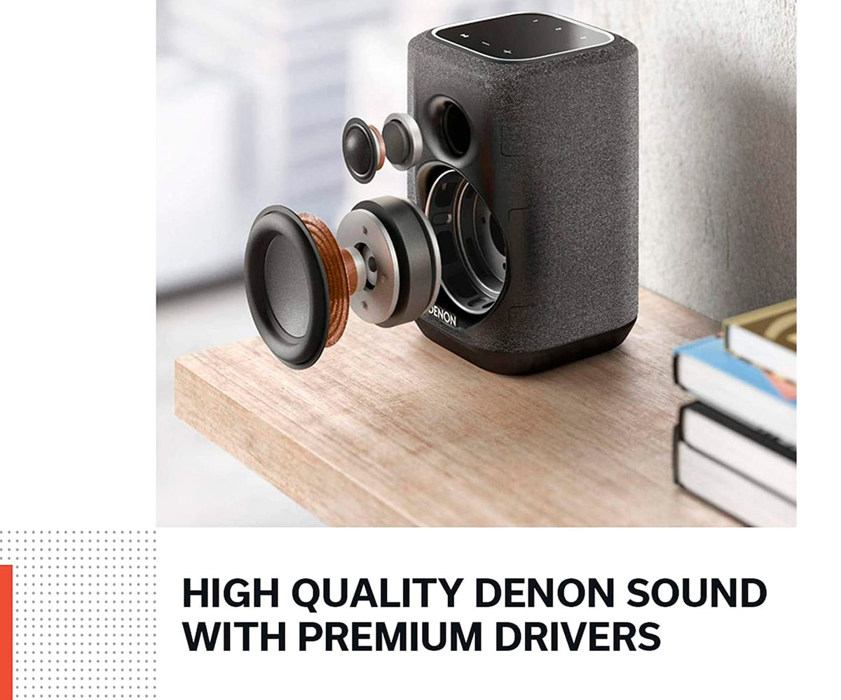 DENON HOME 150 WHITE / ALTAVOZ DE ESTANTERÍA - detalle