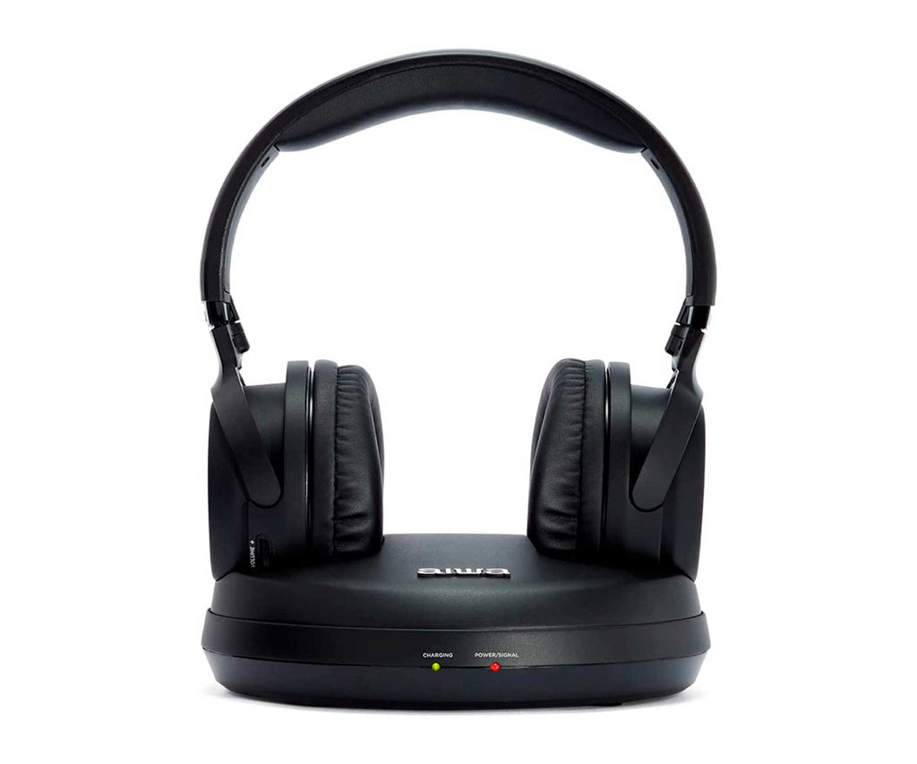AIWA WHF-930D BLACK / AURICULARES OVEREAR INALÁMBRICOS RF - detalle