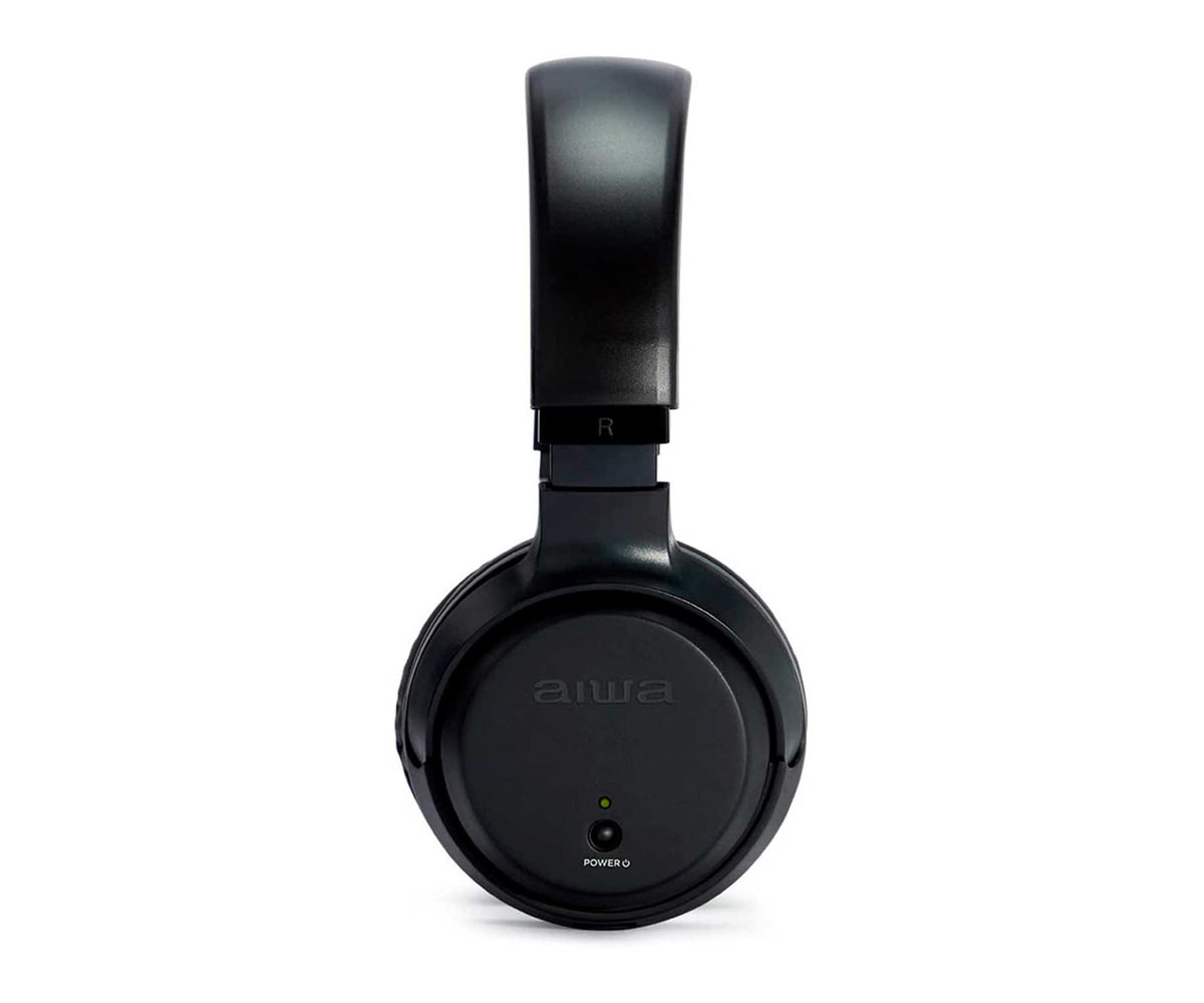 AIWA WHF-930D BLACK / AURICULARES OVEREAR INALÁMBRICOS RF - detalle