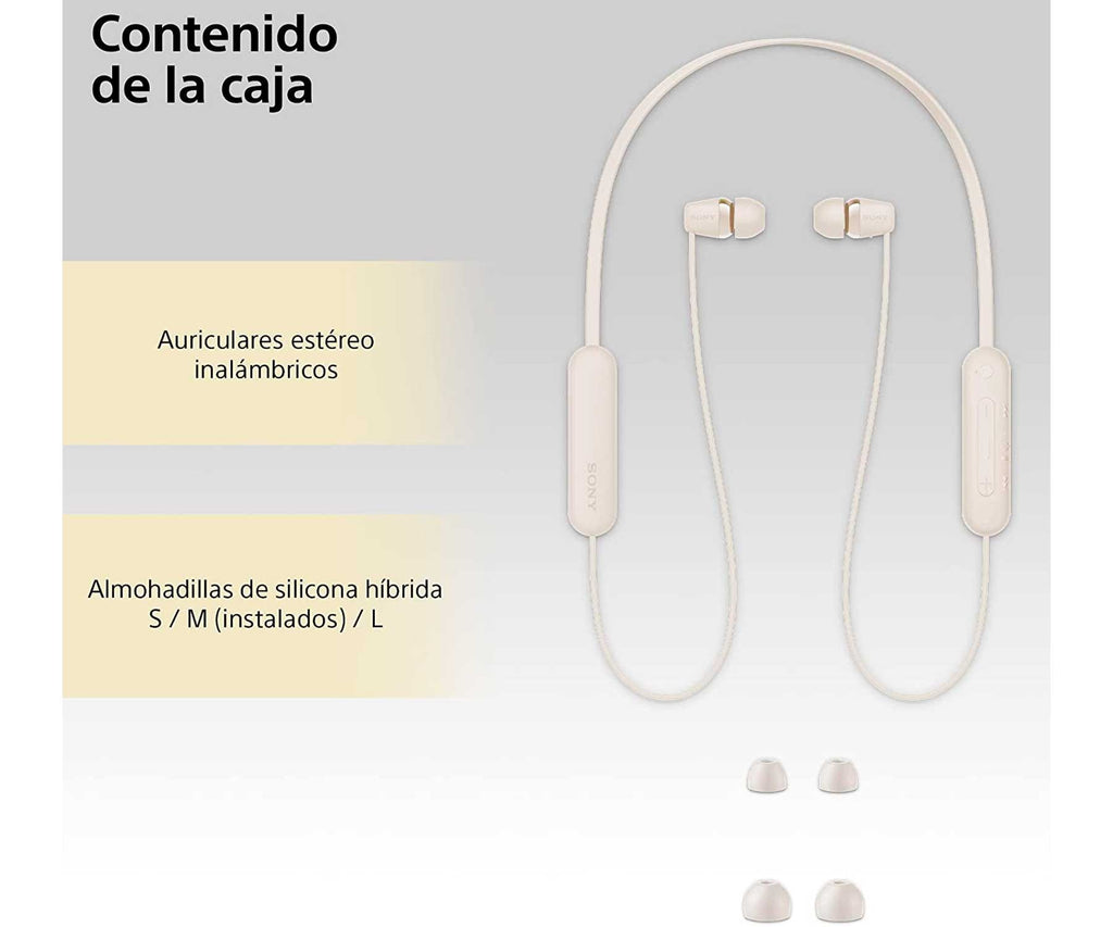 SONY WI-C100 GREY / AURICULARES INEAR INALÁMBRICOS - detalle