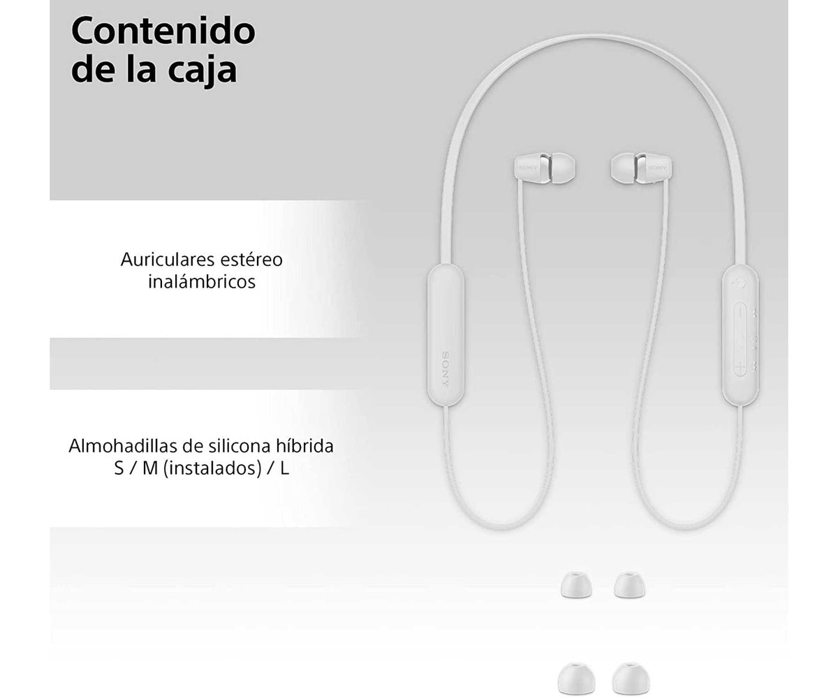 SONY WI-C100 WHITE / AURICULARES INEAR INALÁMBRICOS - detalle