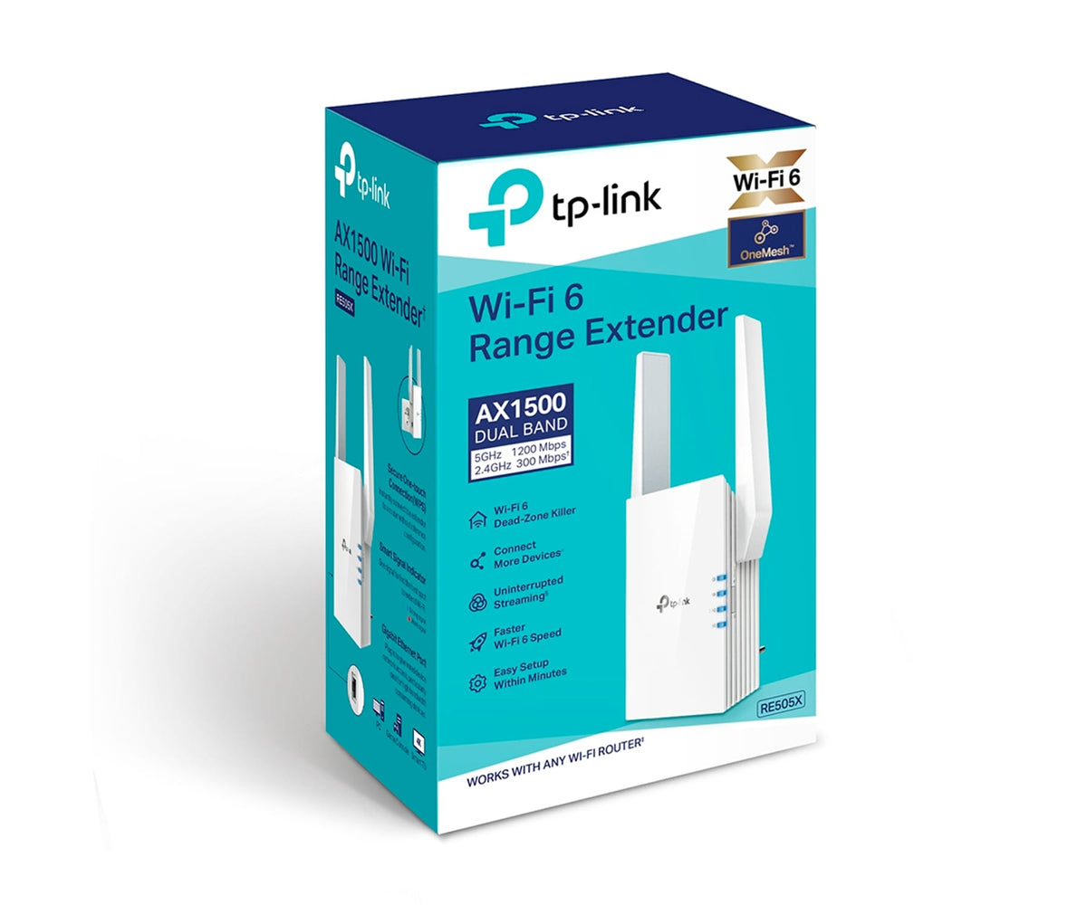 TP-LINK RE505X / EXTENSOR DE COBERTURA WI-FI 6 - detalle