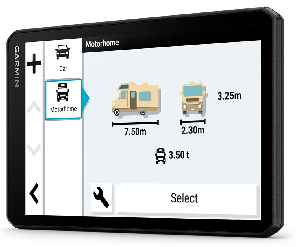 GARMIN CAMPERCAM 795 / NAVEGADOR GPS PARA AUTOCARAVANA 7" CON MAPAS EUROPA - detalle