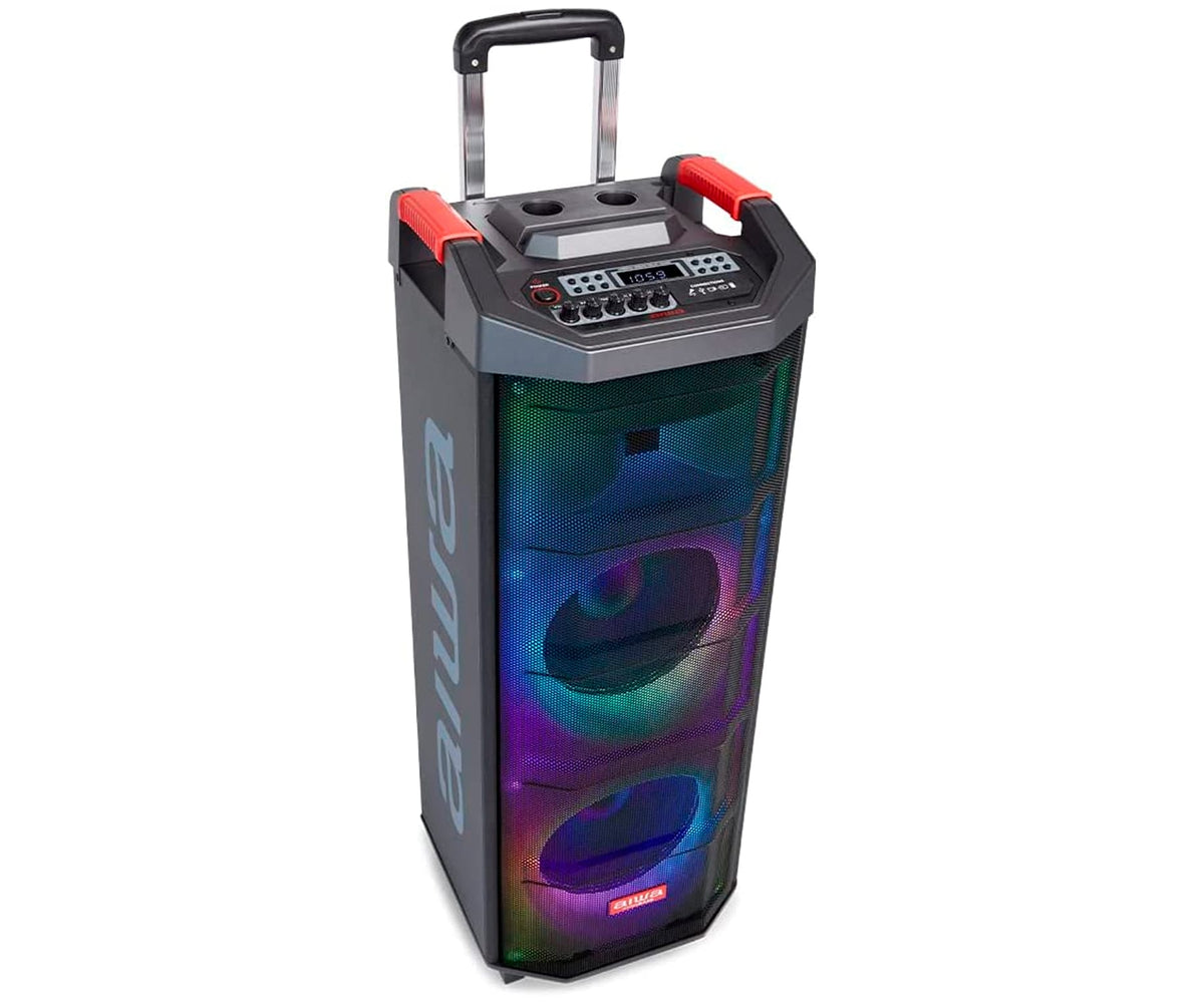 AIWA KBTUS-710 BLACK / ALTAVOZ PARA FIESTAS & KARAOKE - detalle