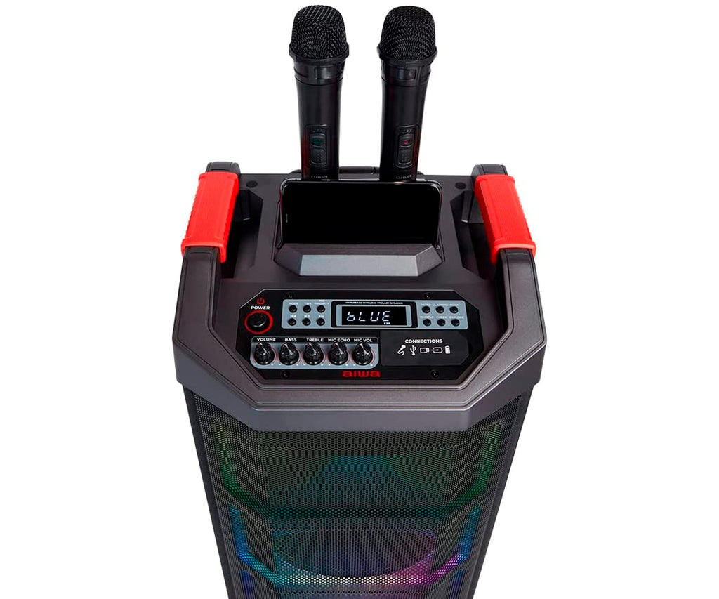 AIWA KBTUS-710 BLACK / ALTAVOZ PARA FIESTAS & KARAOKE - detalle