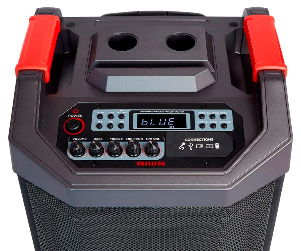 AIWA KBTUS-710 BLACK / ALTAVOZ PARA FIESTAS & KARAOKE - detalle