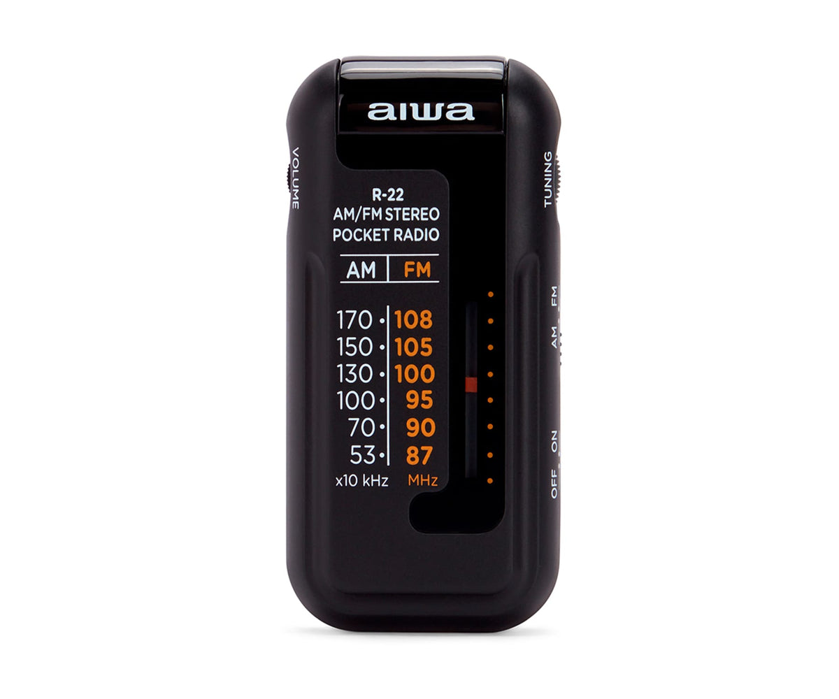 AIWA RS-22 NEGRO / RADIO FM AM PORTÁTIL - detalle