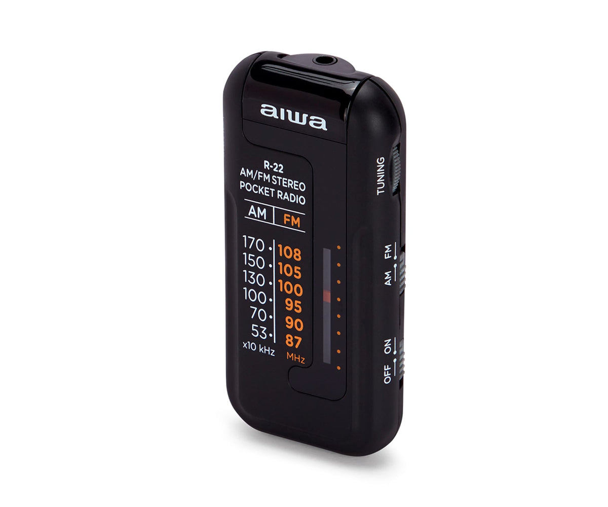 AIWA RS-22 NEGRO / RADIO FM AM PORTÁTIL - detalle