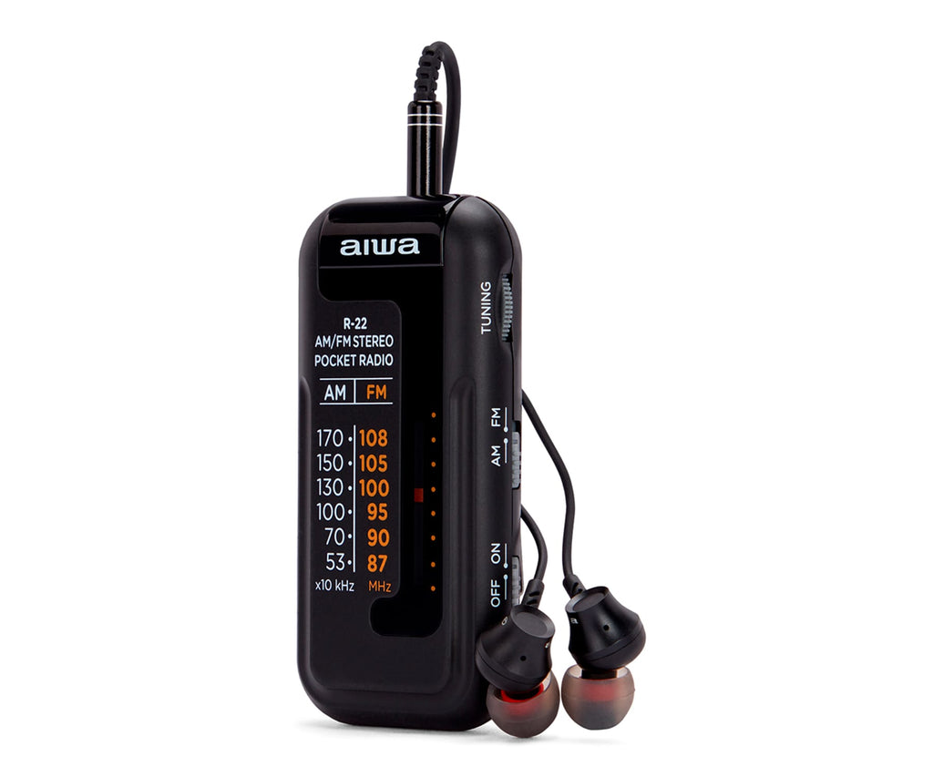 AIWA RS-22 NEGRO / RADIO FM AM PORTÁTIL