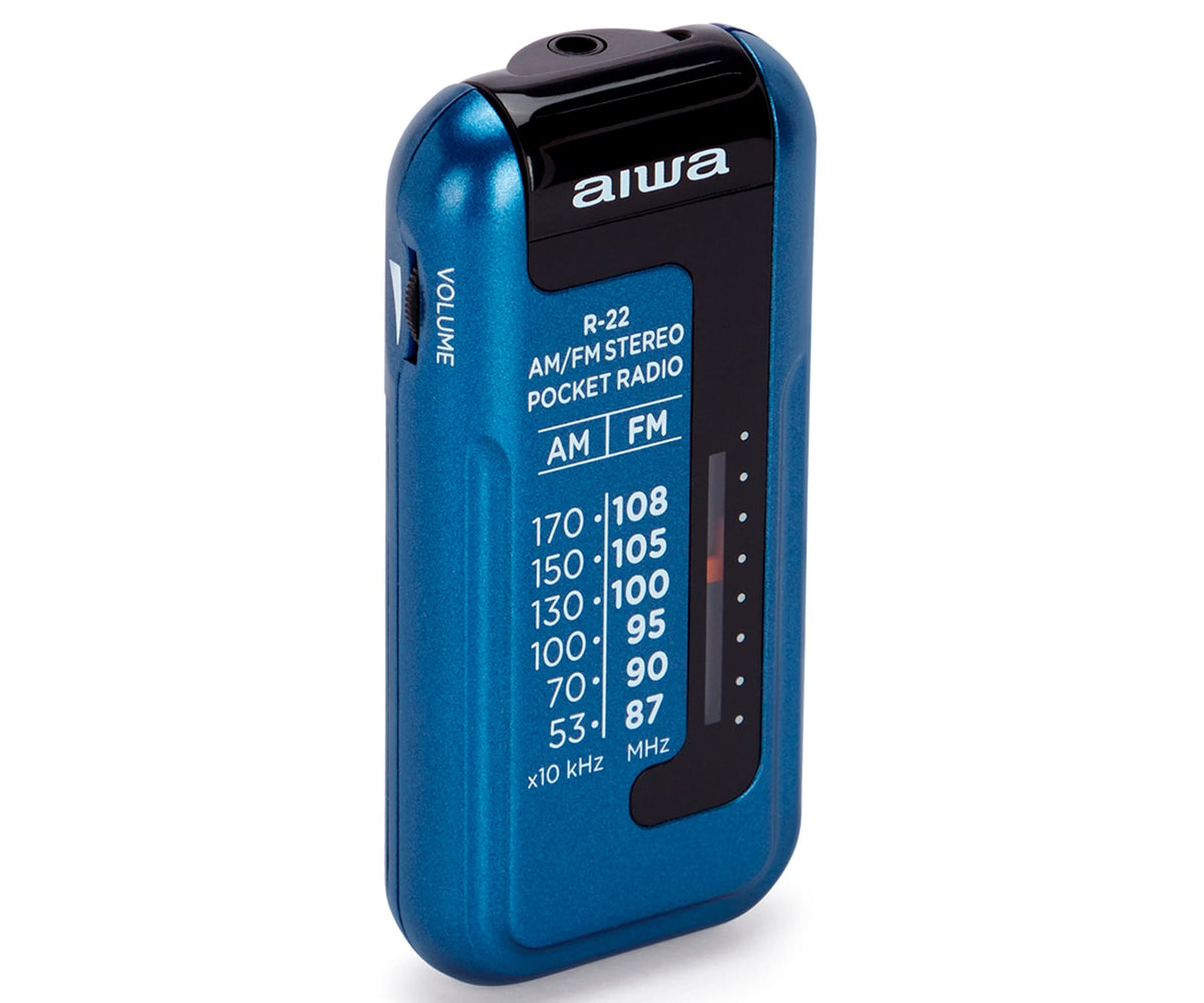 AIWA RS-22BL AZUL / RADIO PORTÁTIL - detalle