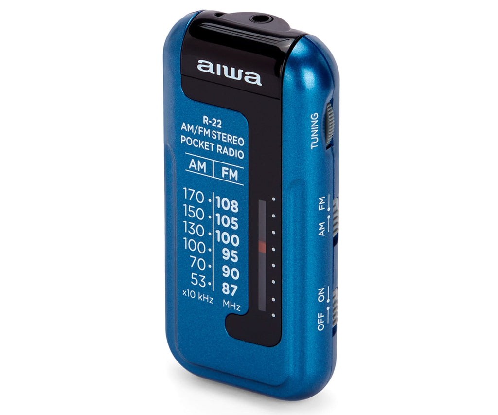 AIWA RS-22BL AZUL / RADIO PORTÁTIL - detalle