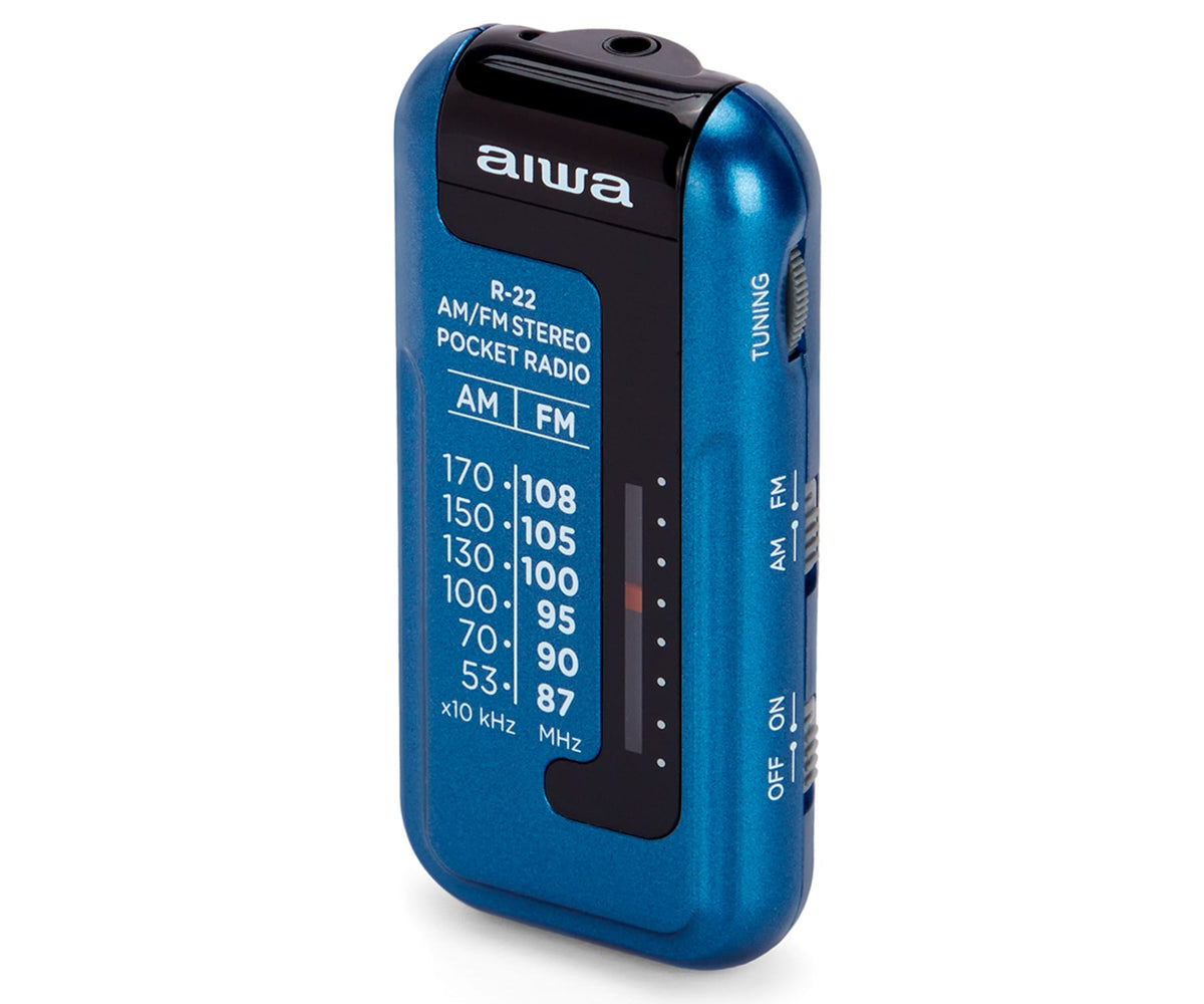 AIWA RS-22BL AZUL / RADIO PORTÁTIL - detalle