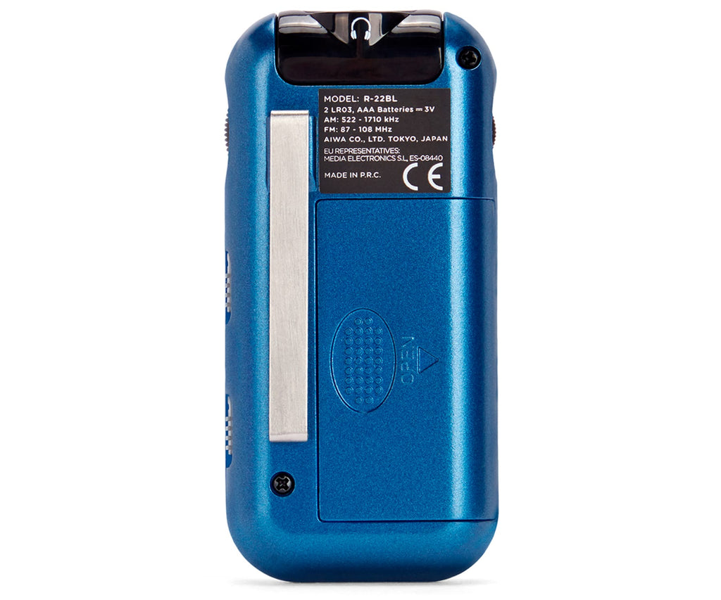 AIWA RS-22BL AZUL / RADIO PORTÁTIL - detalle