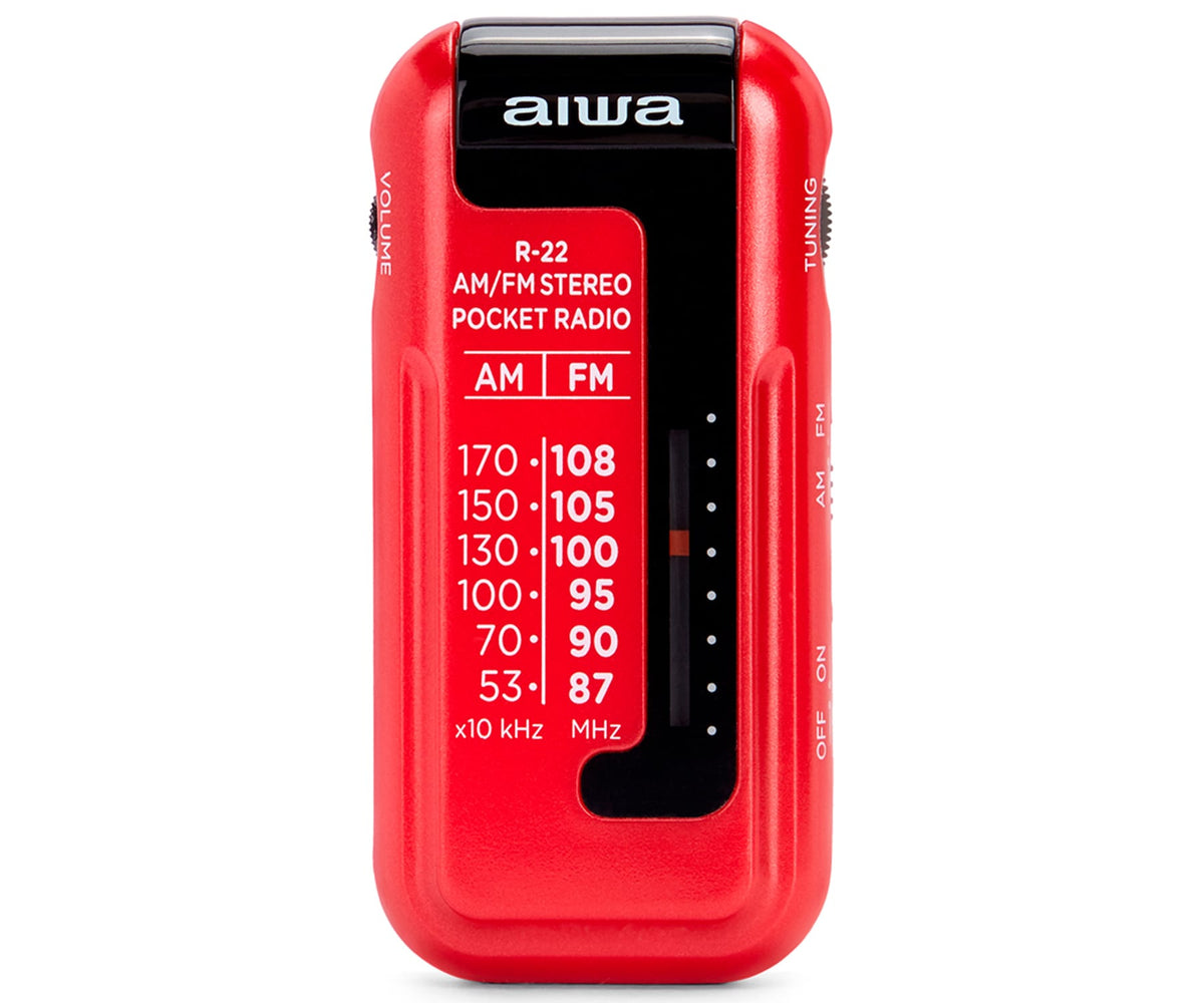 AIWA RS-22 ROJO / RADIO PORTÁTIL - detalle
