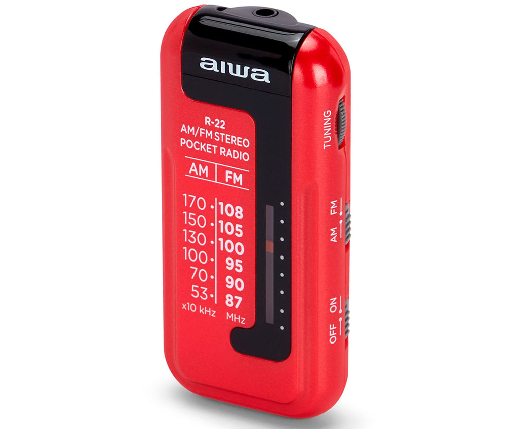 AIWA RS-22 ROJO / RADIO PORTÁTIL - detalle