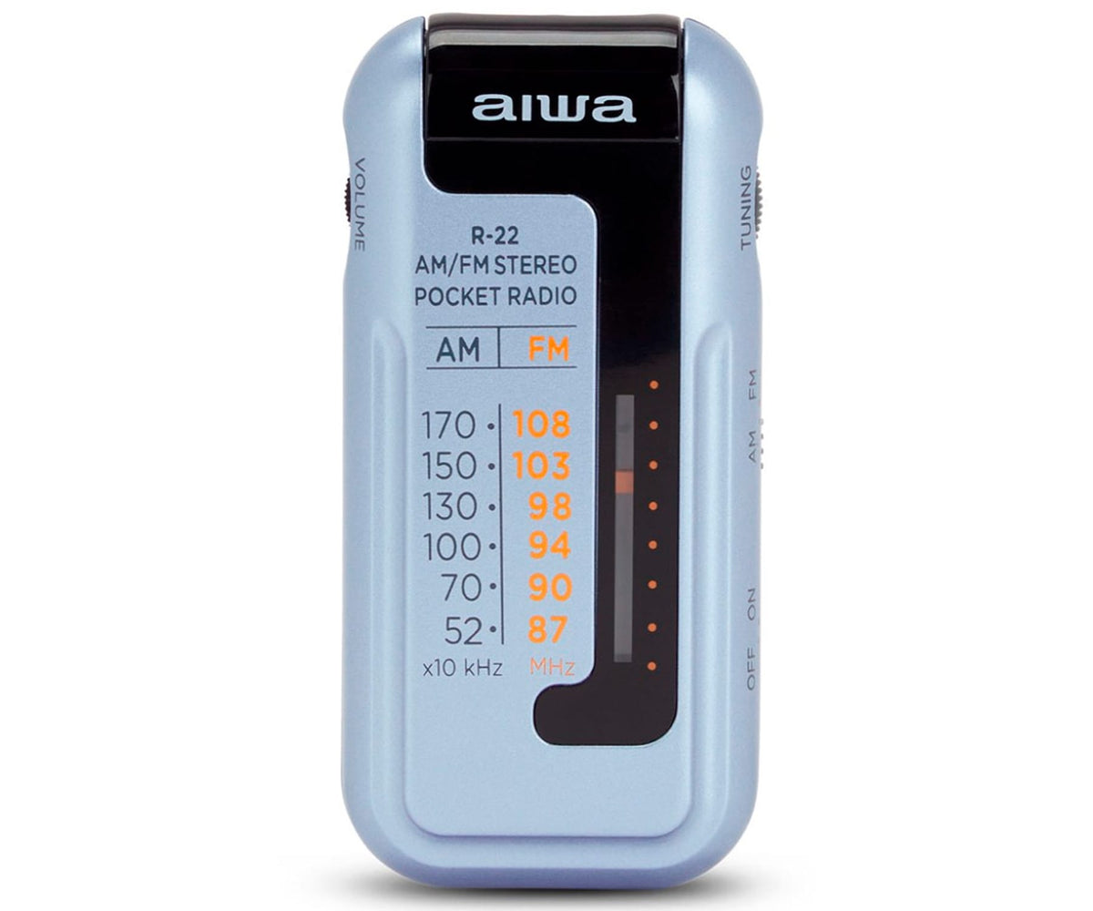 AIWA RS-22 AZUL / RADIO PORTÁTIL - detalle