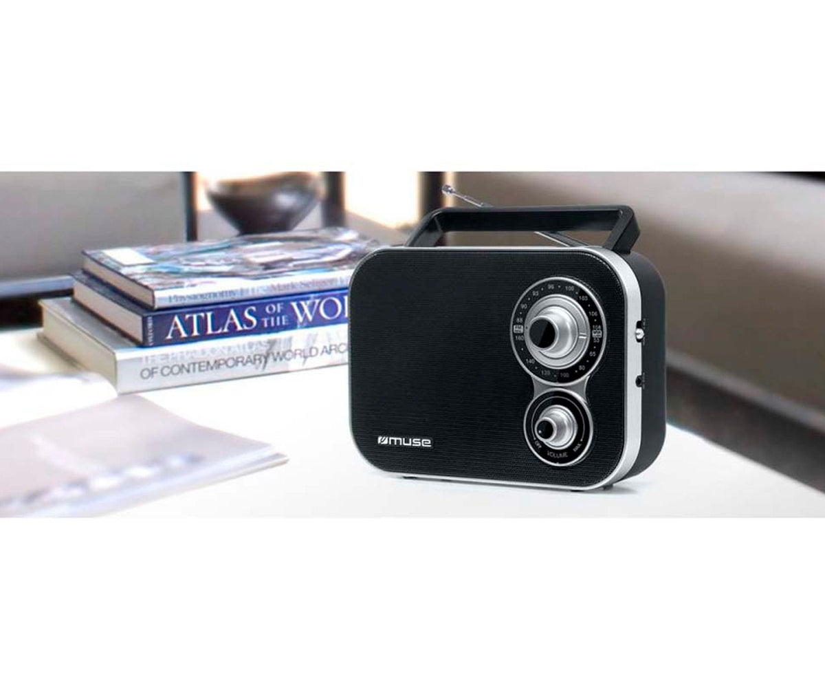 MUSE M-051 R NEGRO / RADIO PORTÁTIL - detalle