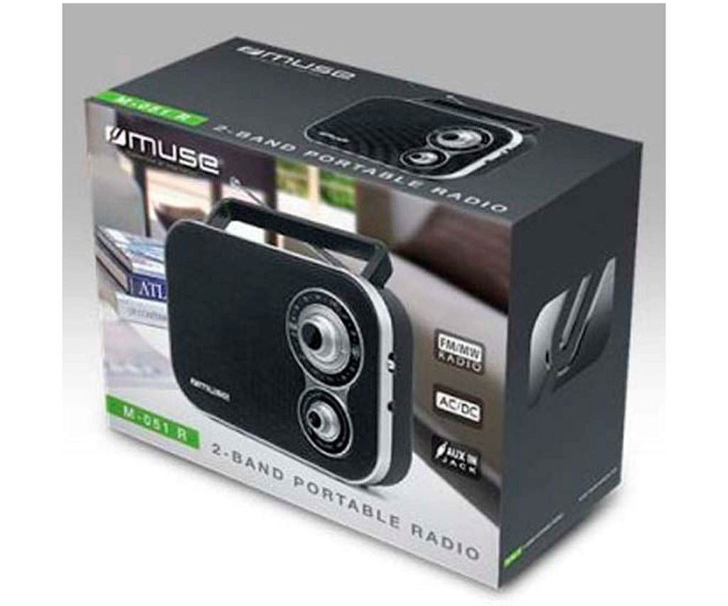 MUSE M-051 R NEGRO / RADIO PORTÁTIL - detalle