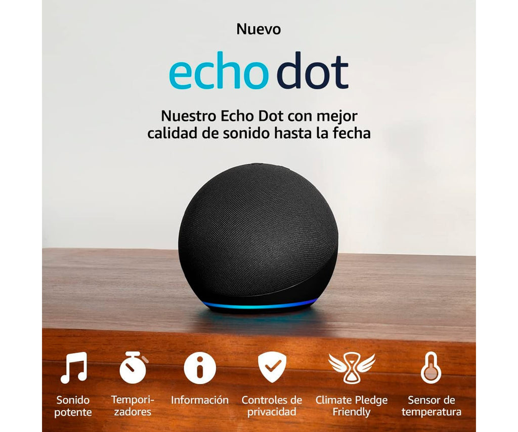 AMAZON ECHO DOT 5 ANTRACITA / ALTAVOZ INTELIGENTE - detalle