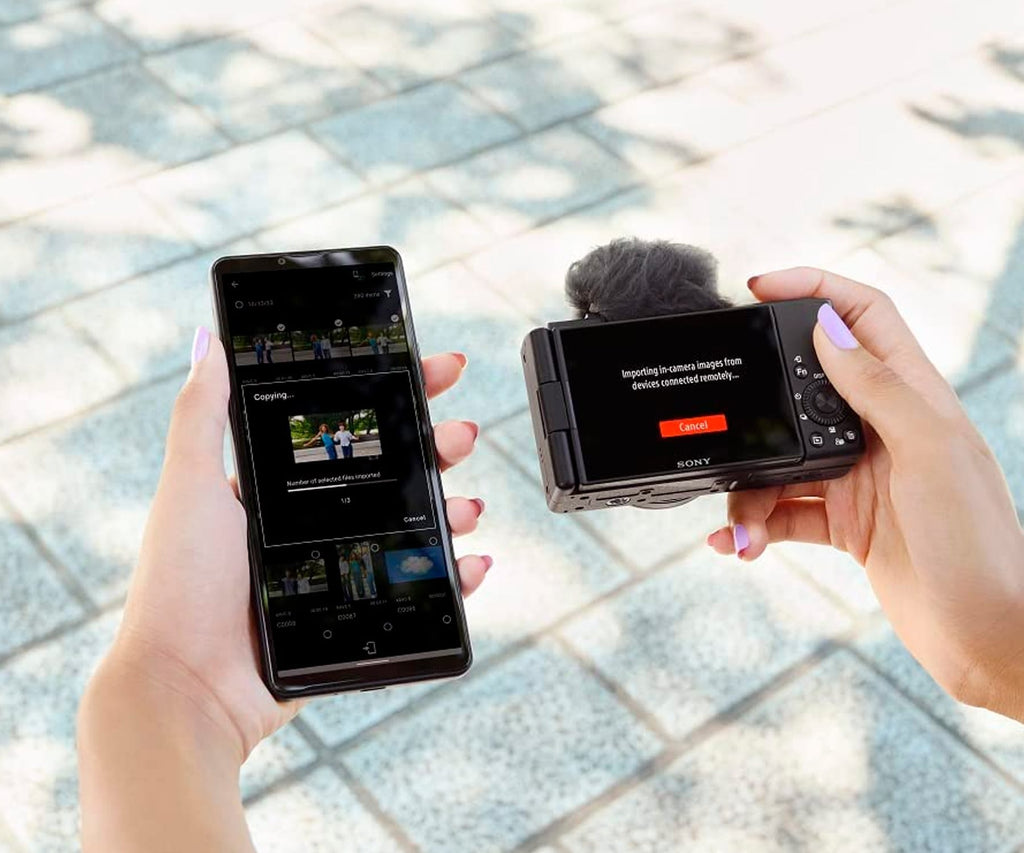 SONY ZV-1F / CÁMARA VLOGGING - detalle