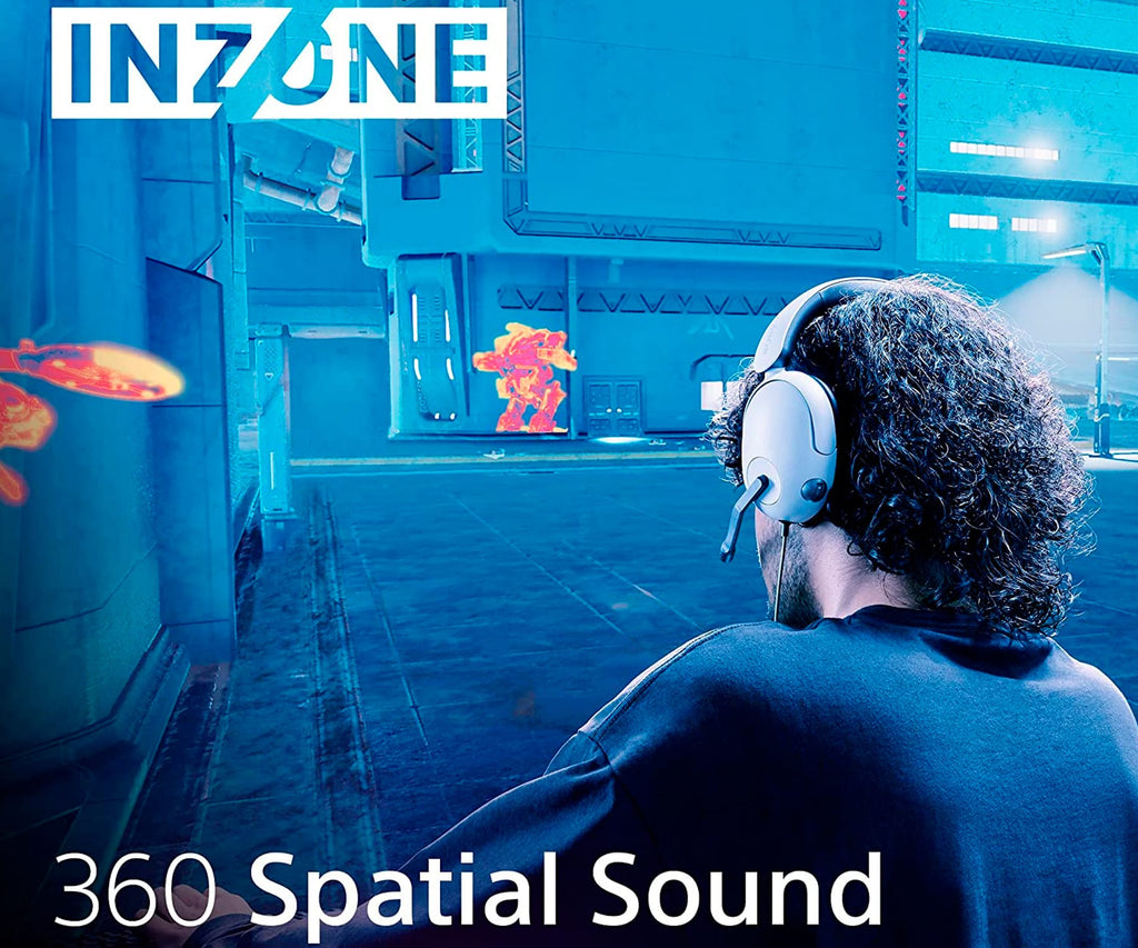 SONY INZONE H3 WHITE / AURICULARES OVEREAR CON CABLE - detalle