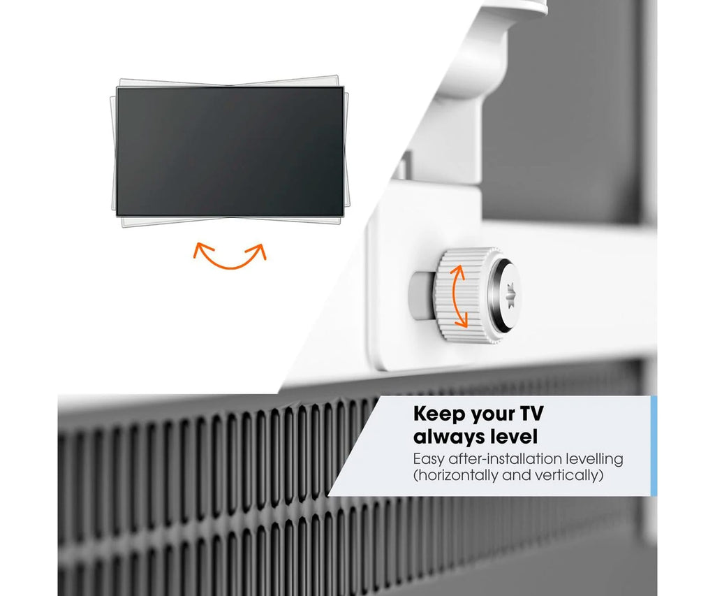 VOGEL'S TVM 3643 WHITE / SOPORTE DE PARED PARA TV DE 40" A 77" - detalle