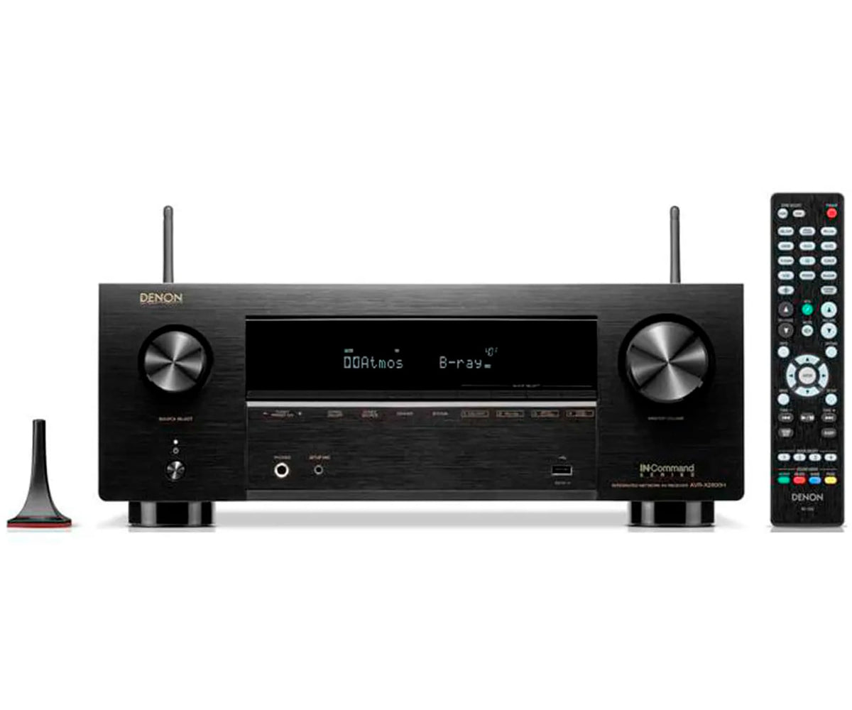 DENON AVR-X2800H BLACK / RECEPTOR AV 5.2.2CH O 7.2CH 1050W 8K - detalle