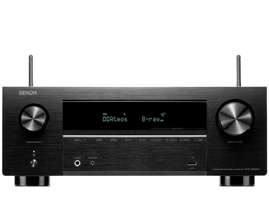 DENON AVR-X2800H BLACK / RECEPTOR AV 5.2.2CH O 7.2CH 1050W 8K - detalle