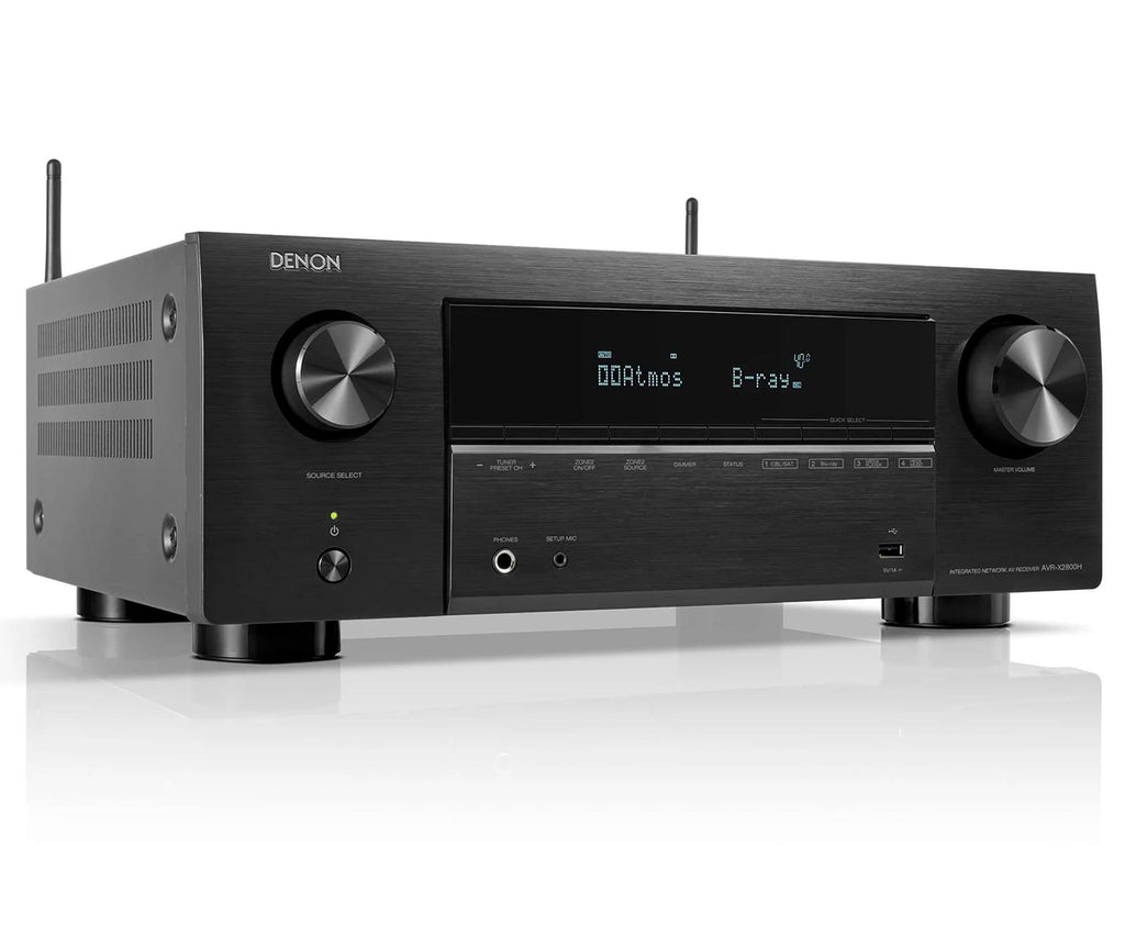 DENON AVR-X2800H BLACK / RECEPTOR AV 5.2.2CH O 7.2CH 1050W 8K - detalle
