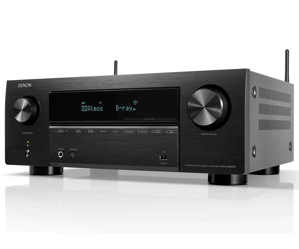 DENON AVR-X2800H BLACK / RECEPTOR AV 5.2.2CH O 7.2CH 1050W 8K