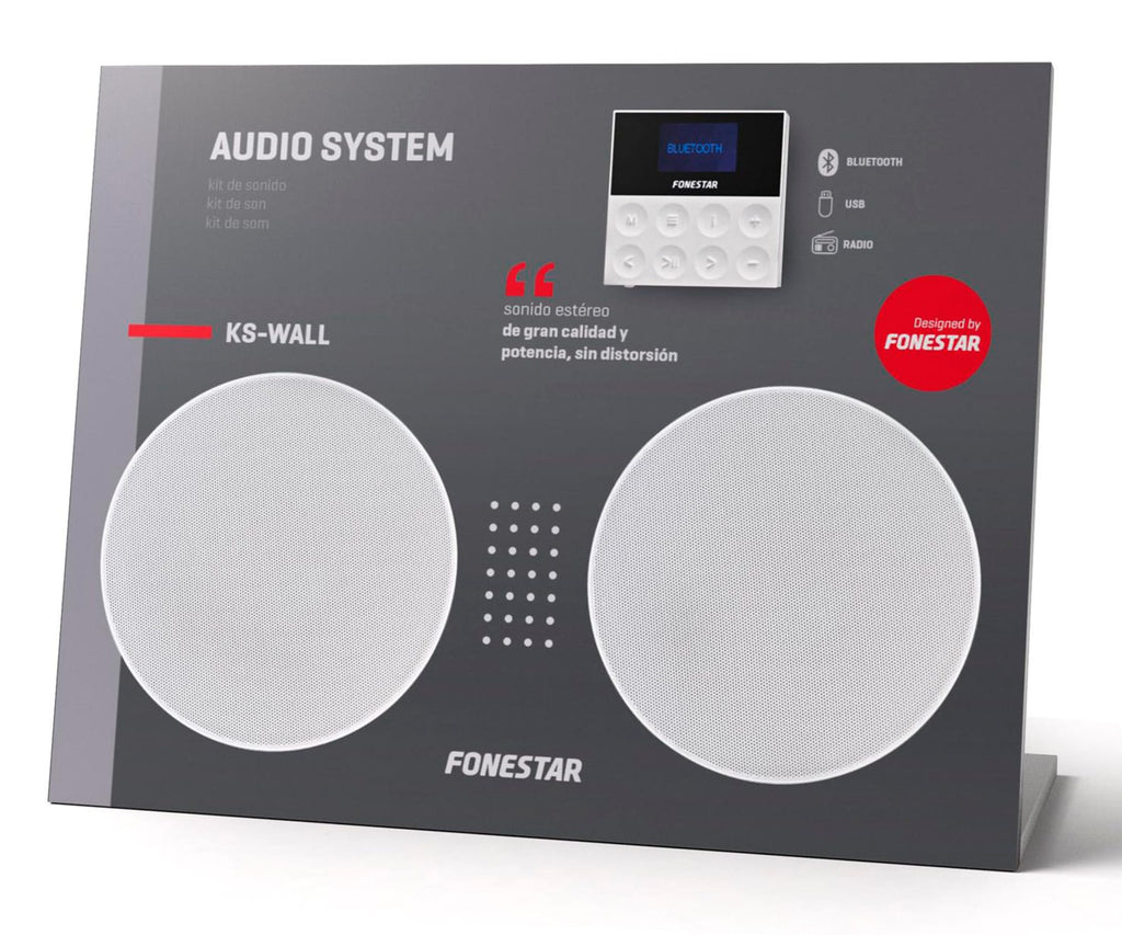 FONESTAR KS-WALL WHITE / ALTAVOCES DE MEGAFONÍA - detalle