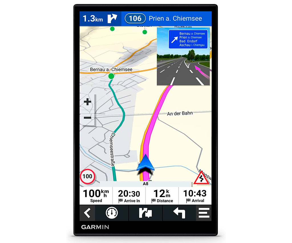 GARMIN DRIVESMART 86 EU MT-S / NAVEGADOR GPS 8" CON MAPAS DE EUROPA OCCIDENTAL - detalle