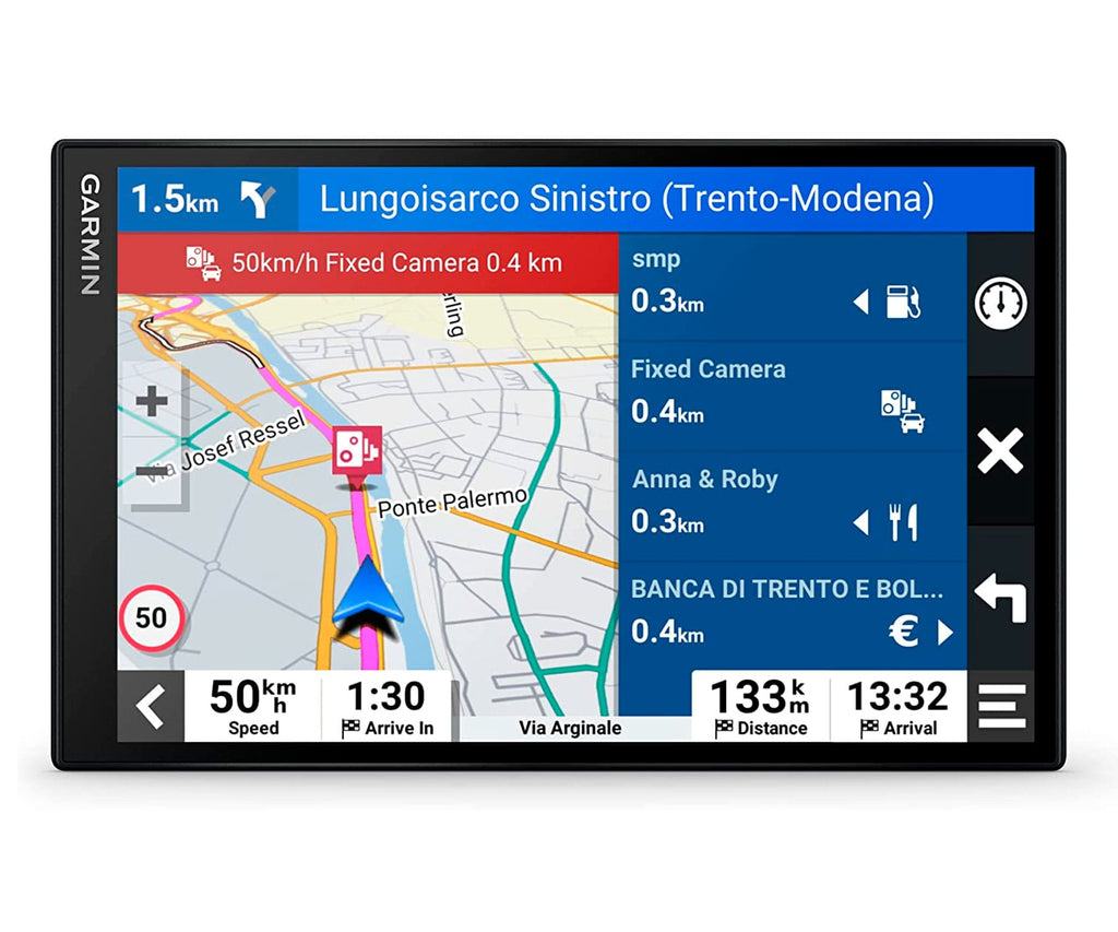 GARMIN DRIVESMART 86 EU MT-S / NAVEGADOR GPS 8" CON MAPAS DE EUROPA OCCIDENTAL - detalle