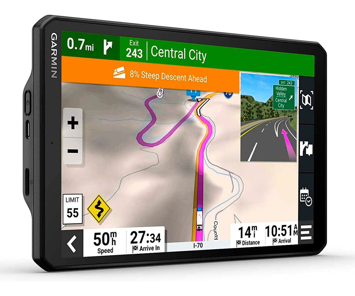 GARMIN CAMPER 895 EU MT-S / NAVEGADOR GPS PARA AUTOCARAVANAS CON MAPAS DE EUROPA - detalle