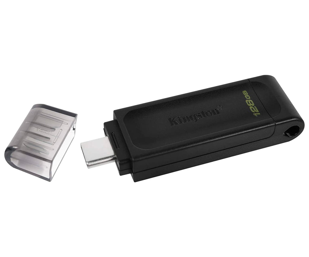 KINGSTON DATATRAVELER 70 BLACK / PENDRIVE 128GB USB-C 3.2