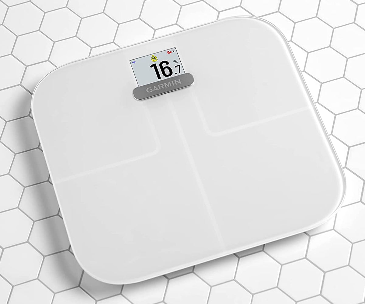 GARMIN INDEX S2 SMART SCALE WHITE / BÁSCULA INTELIGENTE - detalle