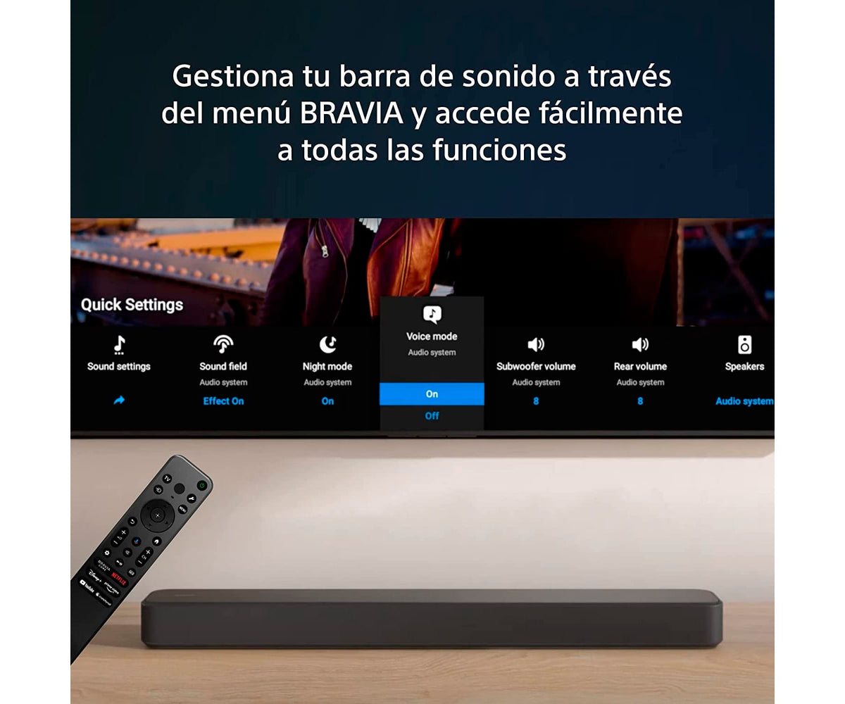 SONY HT-S2000 BLACK / BARRA DE SONIDO CON 250W 3.1CH - detalle