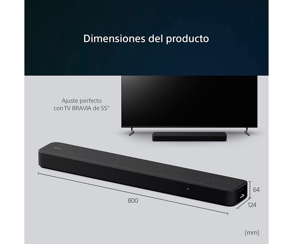 SONY HT-S2000 BLACK / BARRA DE SONIDO CON 250W 3.1CH - detalle