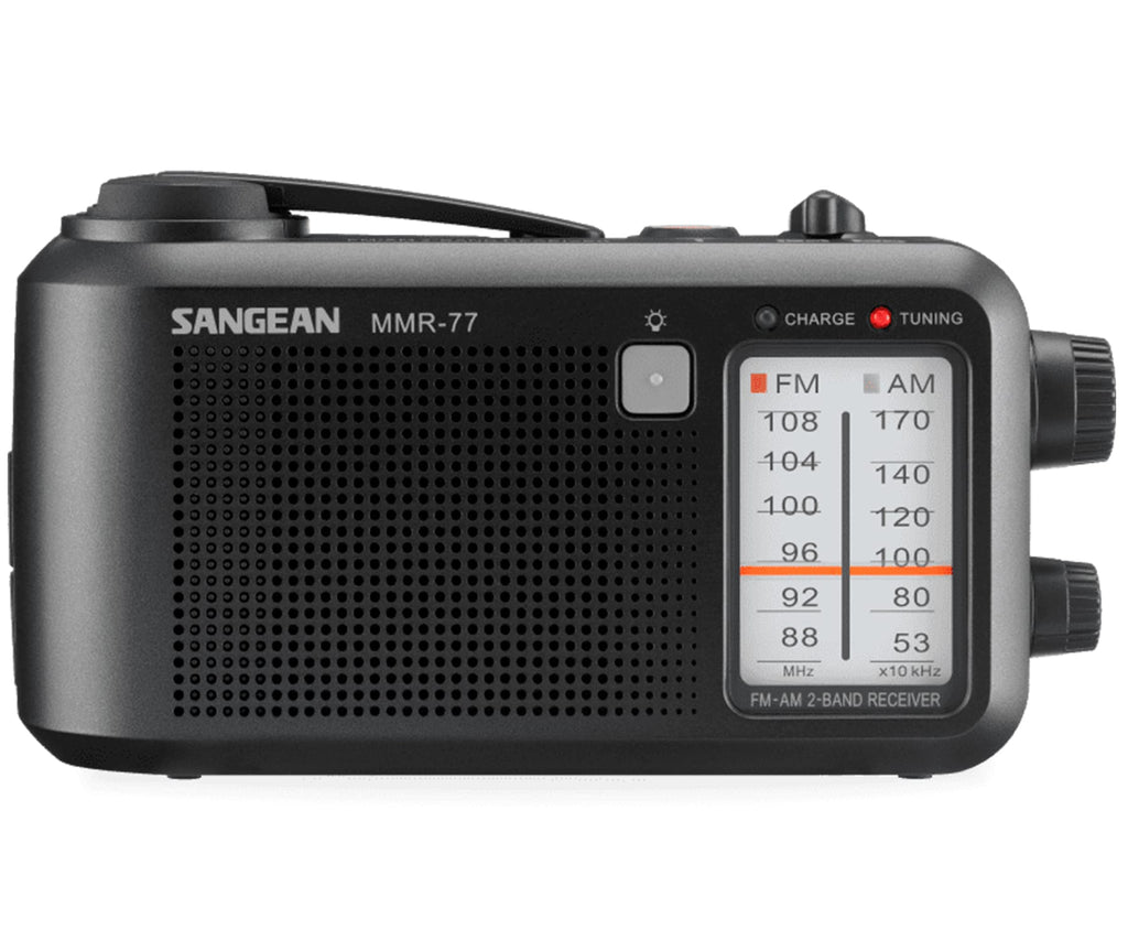 SANGEAN MMR-77 FCC MATT BLACK / RADIO PORTÁTIL - detalle